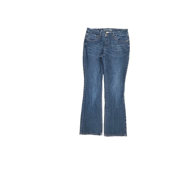 Faded Glory Bootcut Women's size 10P Dark Wash Blue Denim Jeans - Picture 1 of 4
